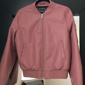 Forever 21 - Ambiance - Pink Faux Leather Jacket